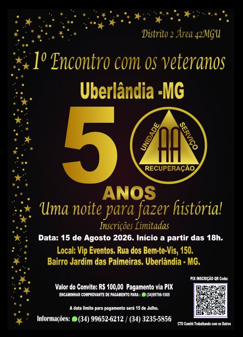 Primeiro Encontro com os Veteranos do 2º Distrito - 15/08/2026 - Uberlândia/MG