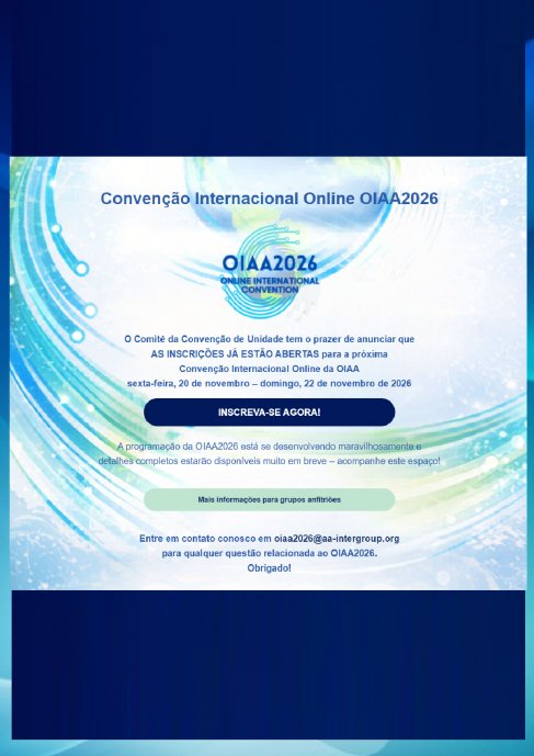Convenção Internacional Online OIAA2026 - 20-22/11/2026 - ONLINE
