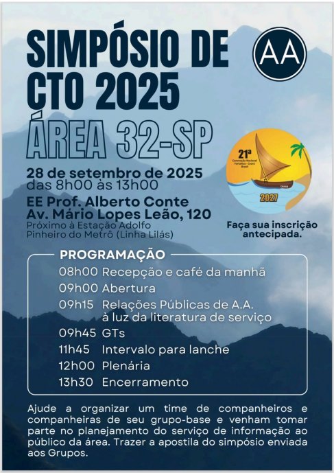 Simpósio de CTO 2025 (Área 32) – SP