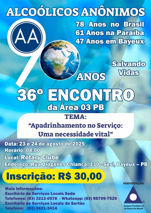 36º Encontro da Área 03 - PB